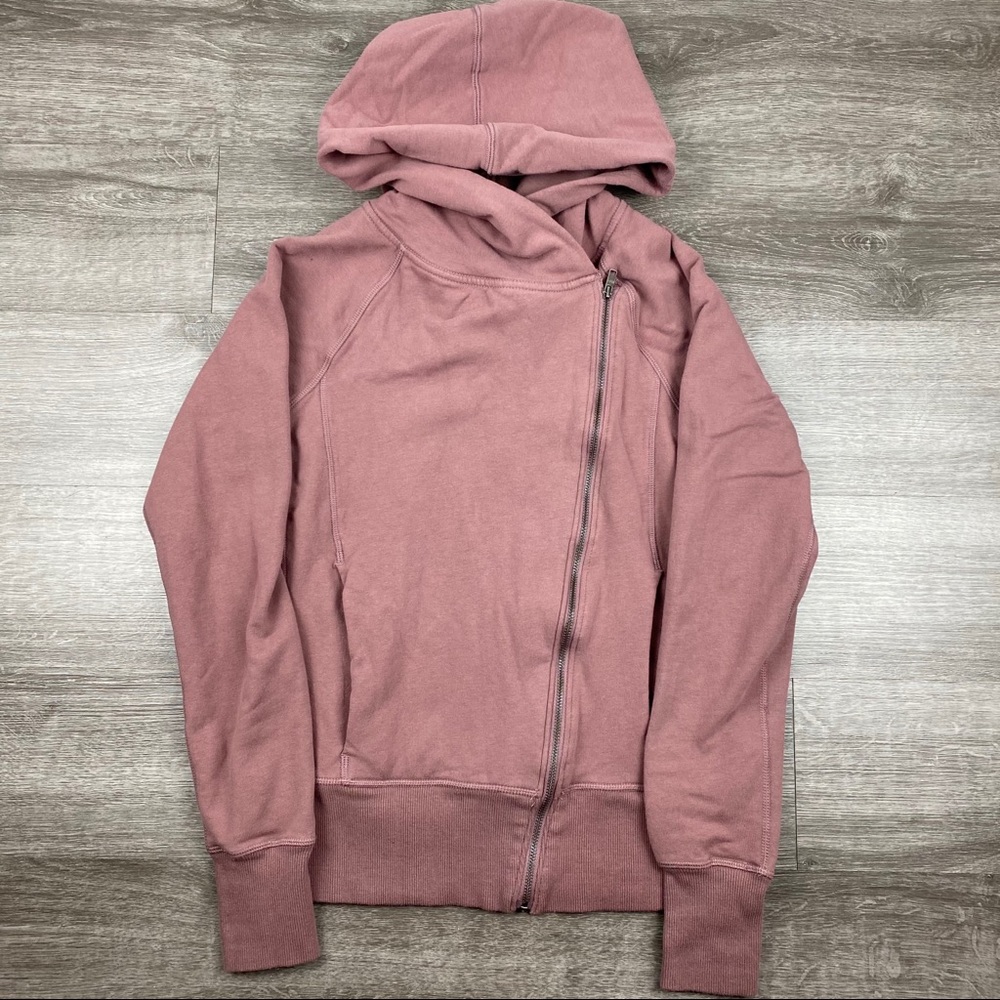 Nike Yoga Full Zip Up Hoodie Mauve